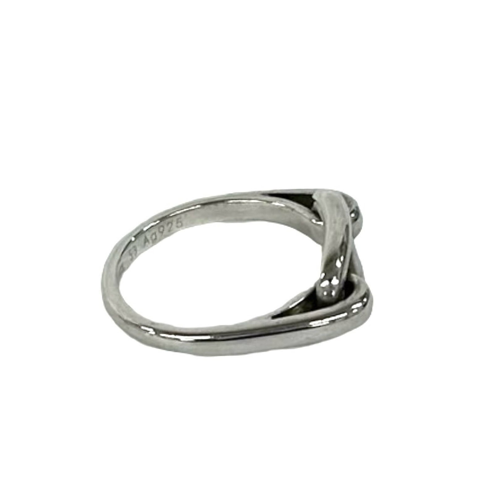 HERMES Band Ring Silver 925 - 6