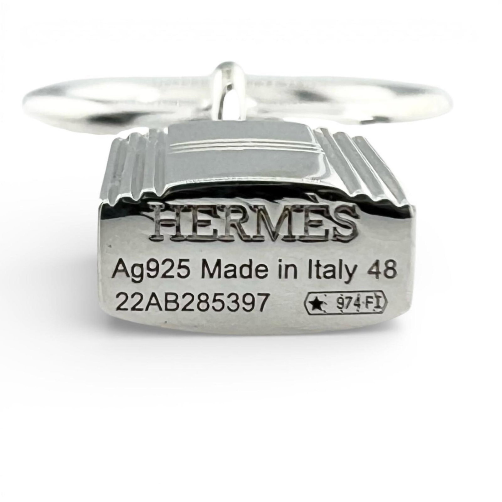 HERMES Band Ring Silver 925 - 5
