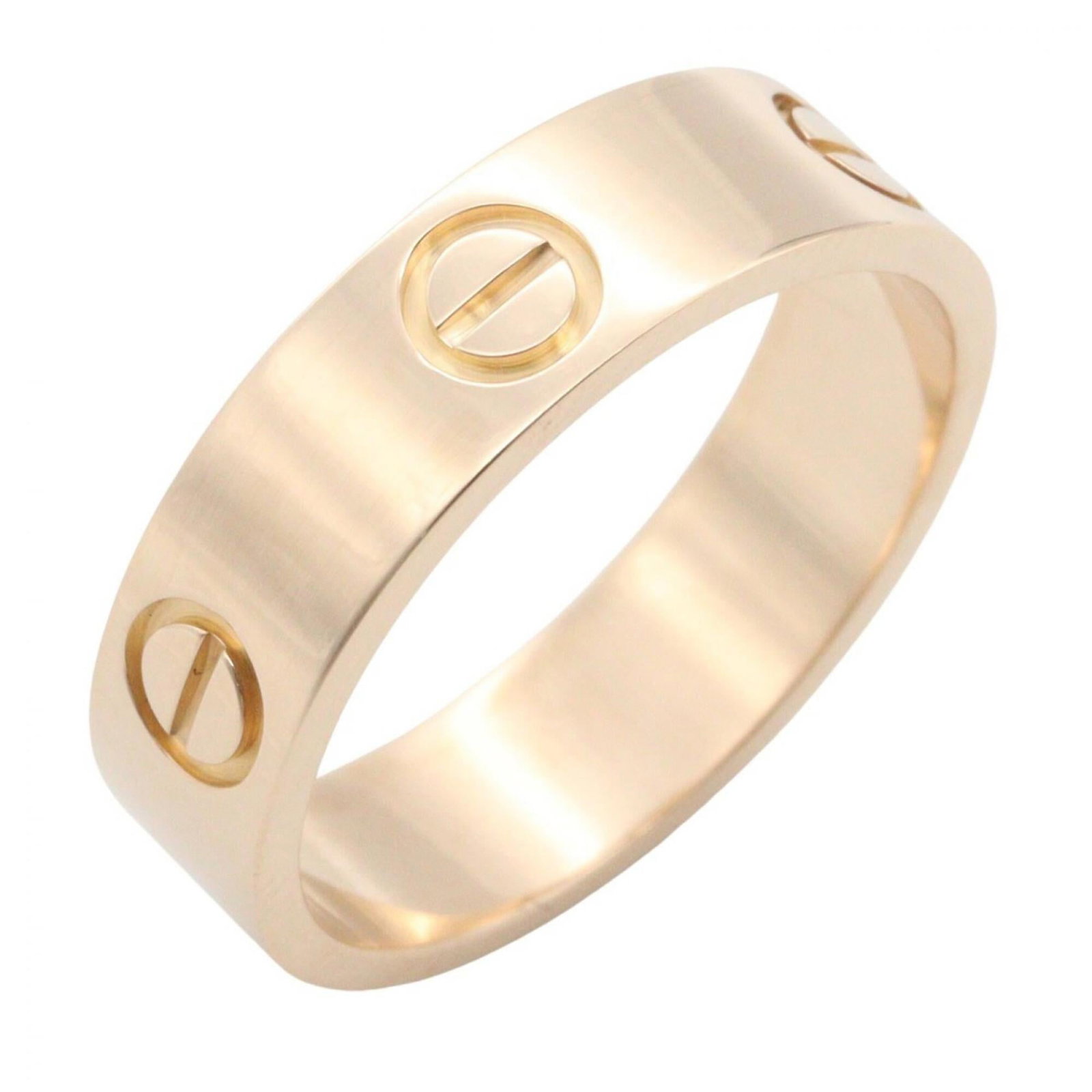 CARTIER Band Ring Pink Gold (18K): CARTIER Band Ring Pink Gold (18K) Pink gold (18K) Cartier band ring with a classic design, bearing a signature. Gently used with minor signs of wear, this ring is in very good condition, featuring a s