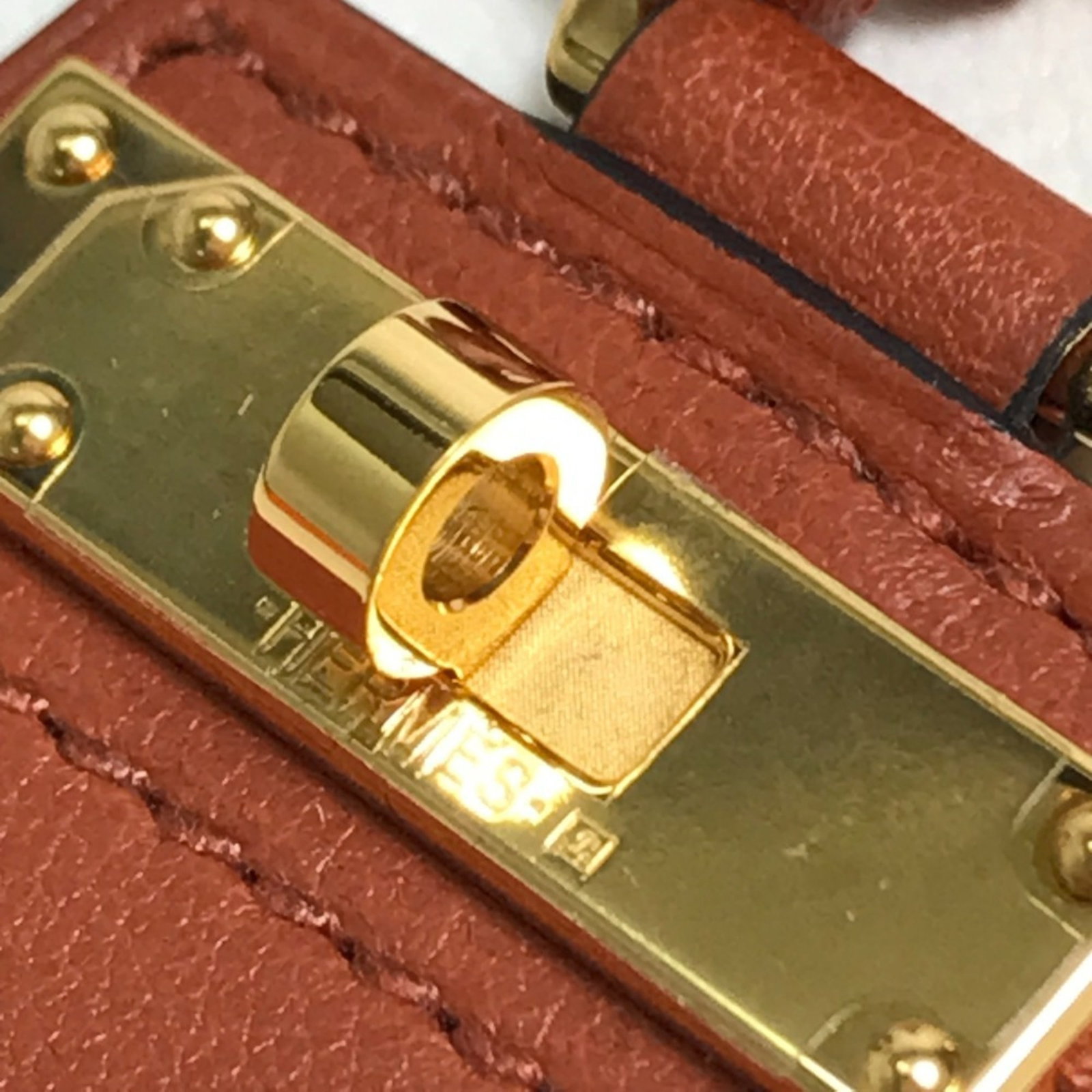 HERMES Leather Brown - 7