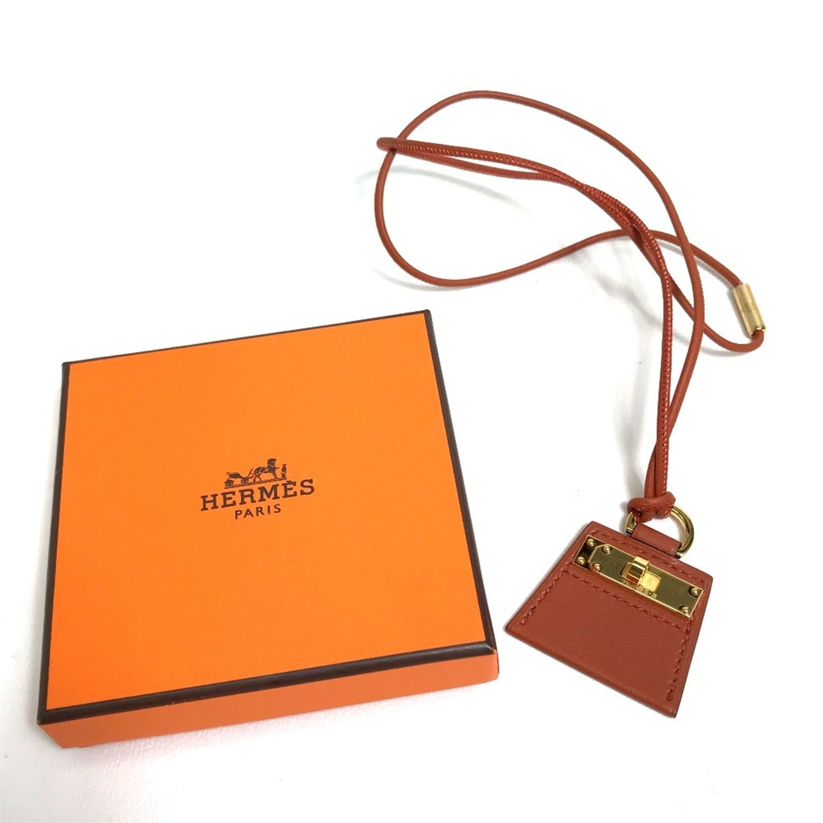 HERMES Leather Brown - 9