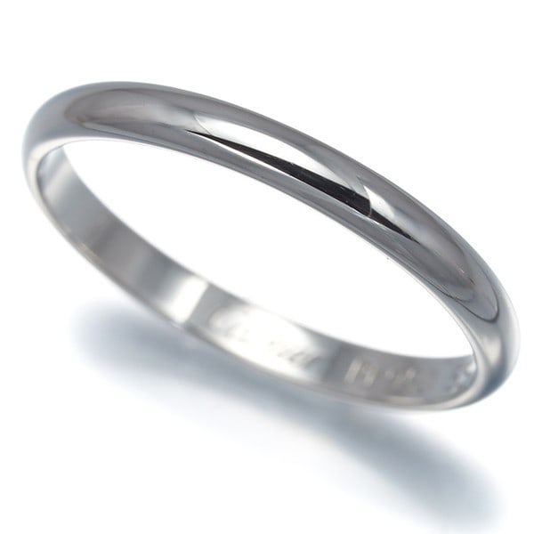 Cartier Ring 1895 Wedding Band 2.4Mm Eu55 950 Platinum: Cartier Ring 1895 Wedding Band 2.4Mm Eu55 950 Platinum Cartier's 1895 Wedding Band is a stunning example of platinum craftsmanship. With its 2.4mm width and 950 platinum purity, this band boasts