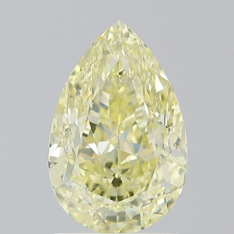 GIA Pear 2.01ct Fancy Light Yellow VVS2 - Loose Natural Diamond: GIA Pear 2.01ct Fancy Light Yellow VVS2 - Loose Natural Diamond GIA-certified, this 2.01ct Fancy Light Yellow VVS2 diamond boasts exceptional clarity and a vibrant, sunny hue. Its EX polish and