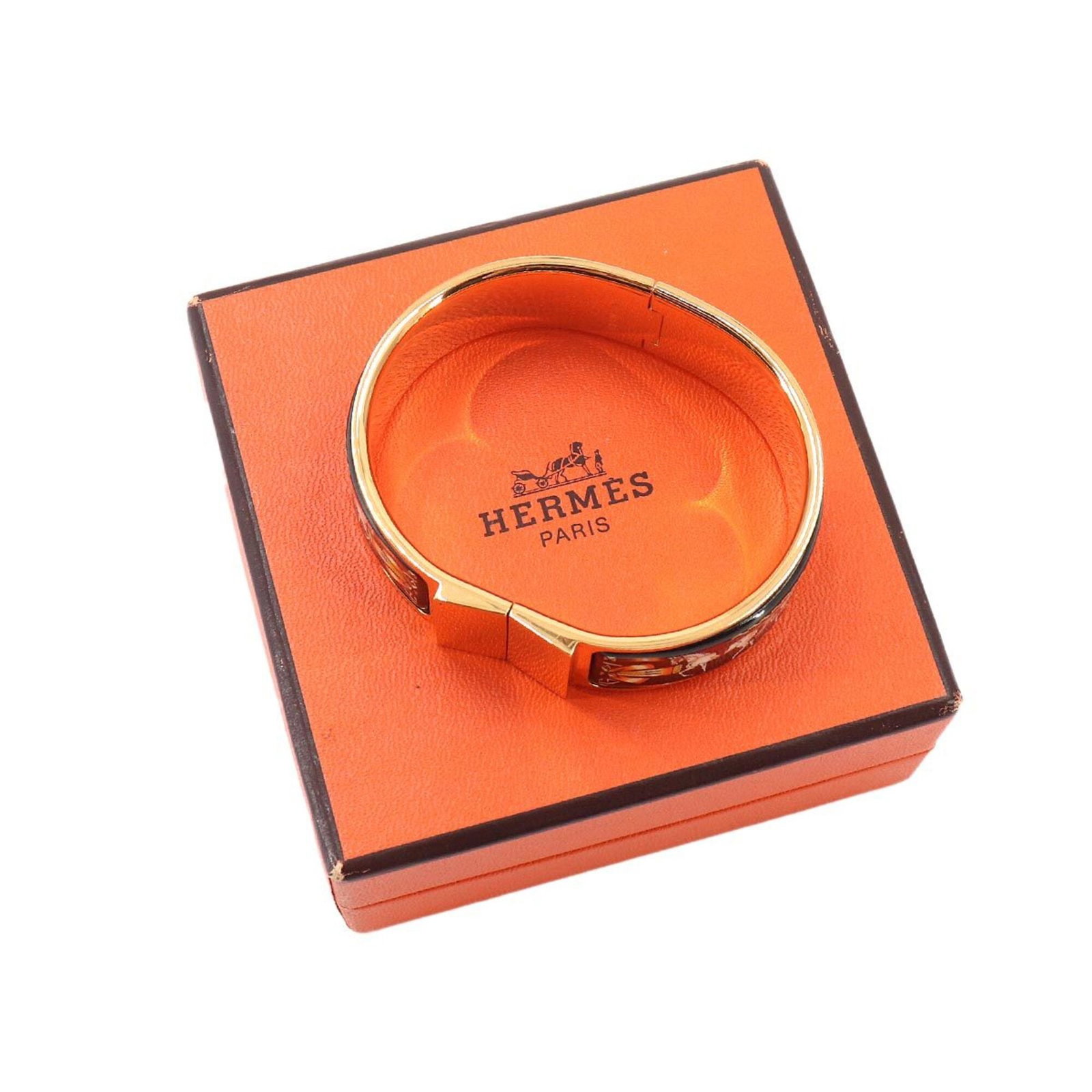 HERMES Bangle Black Gold - 2