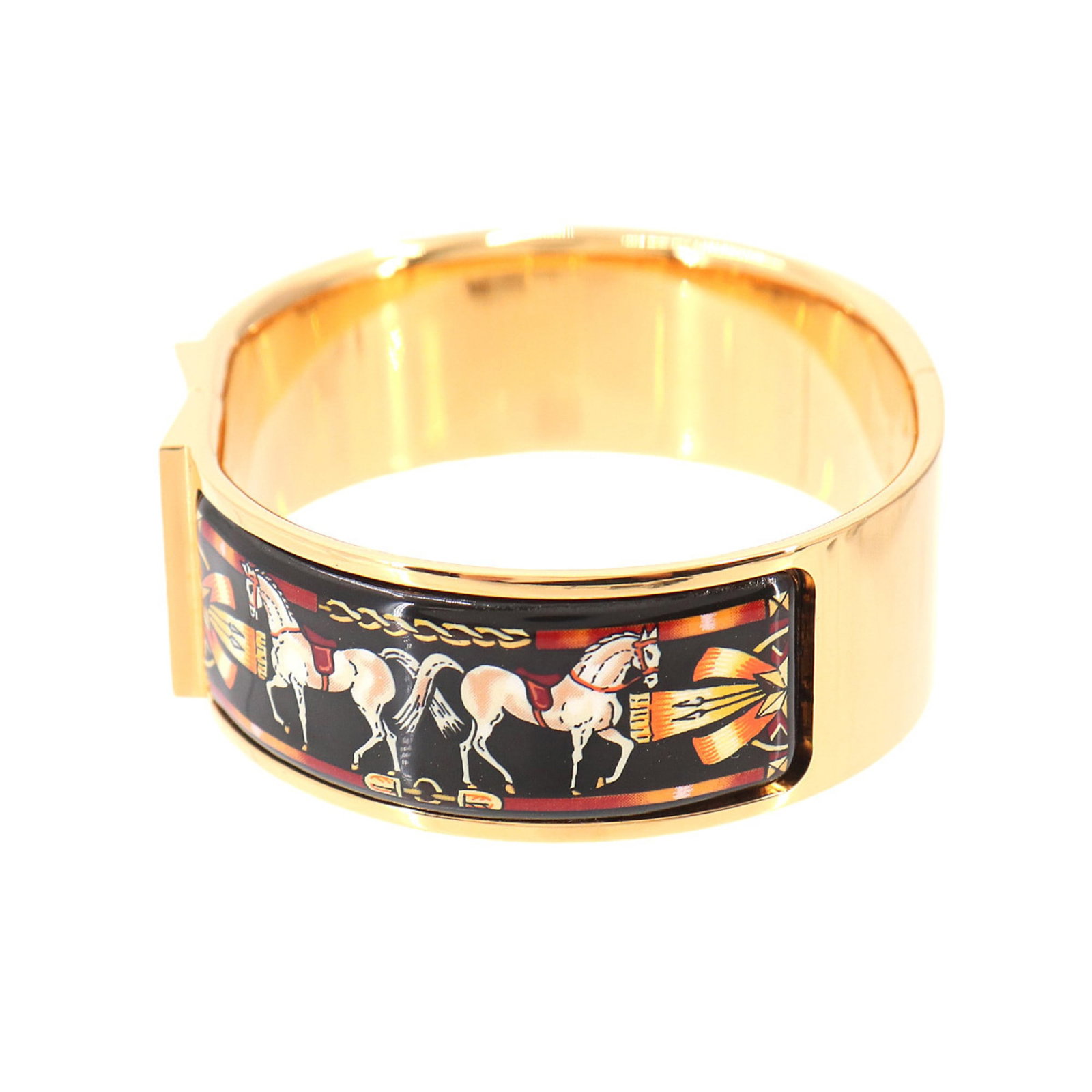 HERMES Bangle Black Gold - 4