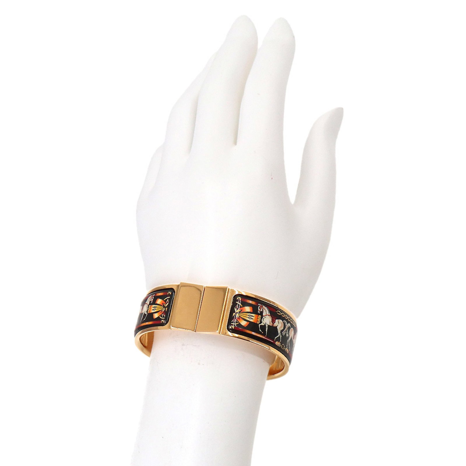 HERMES Bangle Black Gold - 8