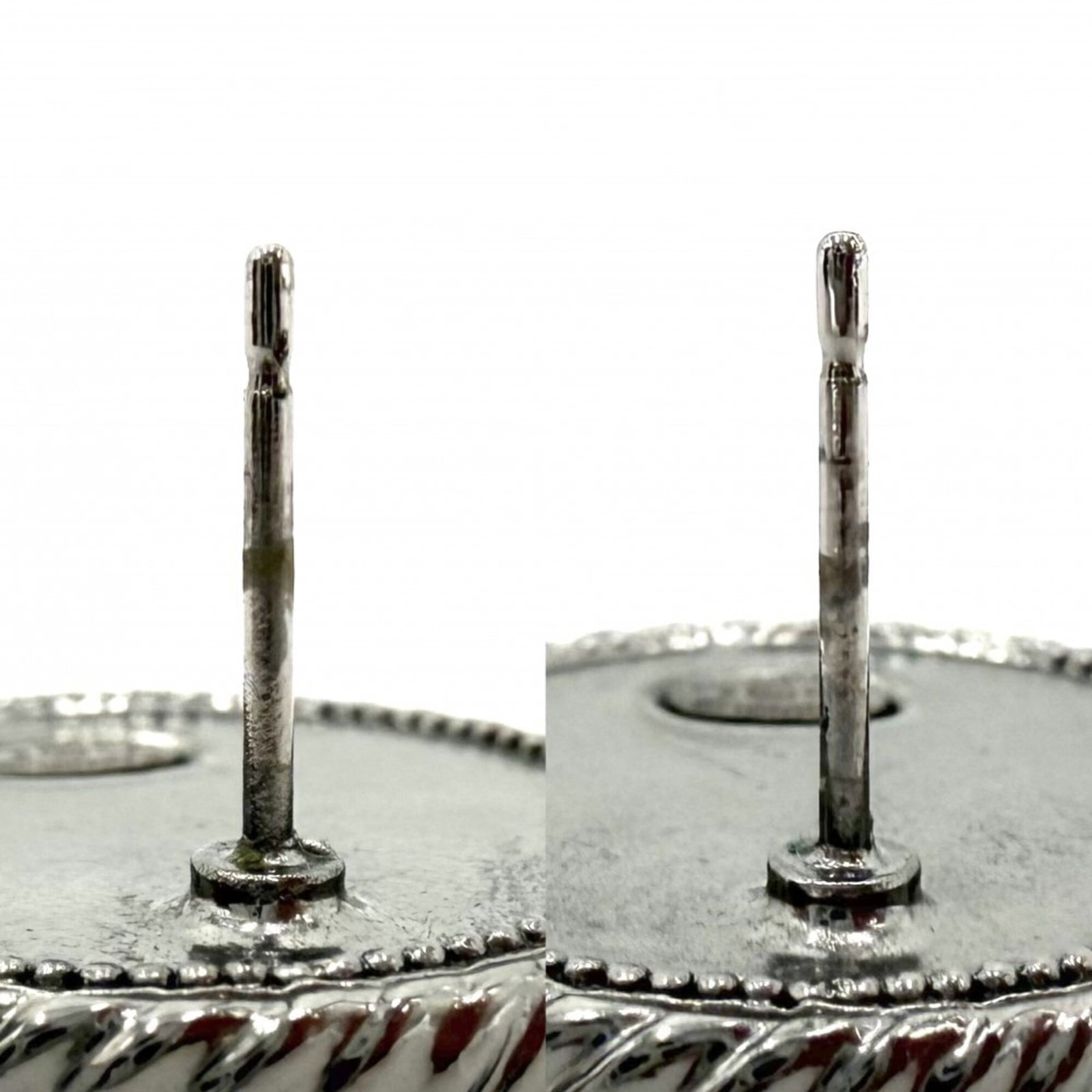 CHANEL Stud Earrings Rhinestone - 3
