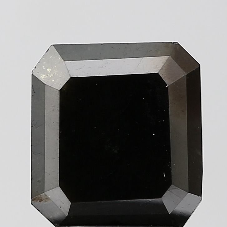 Emerald 2.95ct Black VVS2 - Loose Natural Diamond: Emerald 2.95ct Black VVS2 - Loose Natural Diamond 9.13L x 8.41W x 3.71H, this 2.95ct black diamond boasts an EX symmetry and EX polish, with a VVS2 clarity and natural Fancy cut. Its EX polish and