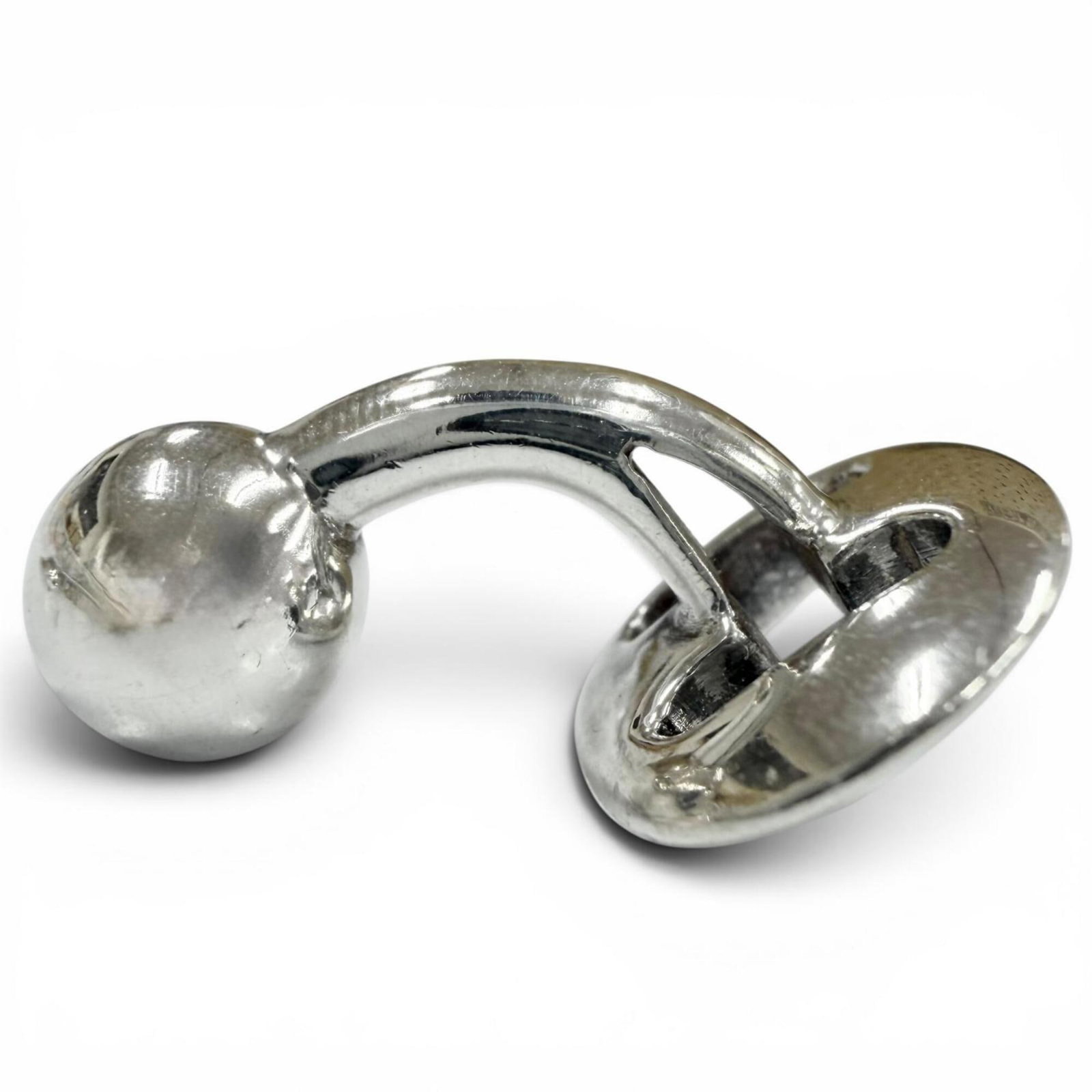 HERMES Cufflinks Silver 925 - 4