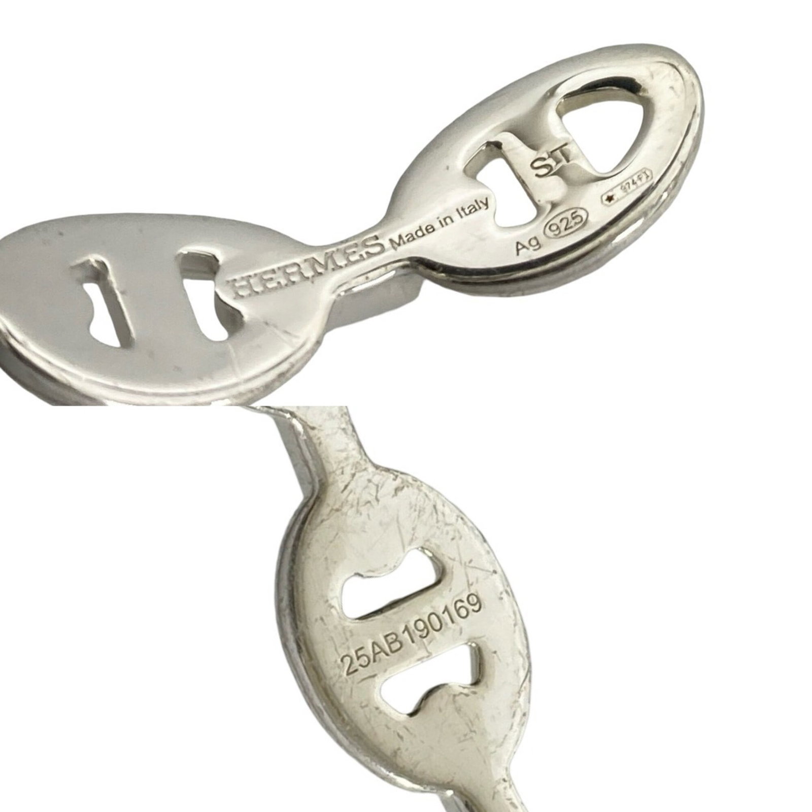 HERMES Bangle Silver 925 - 3