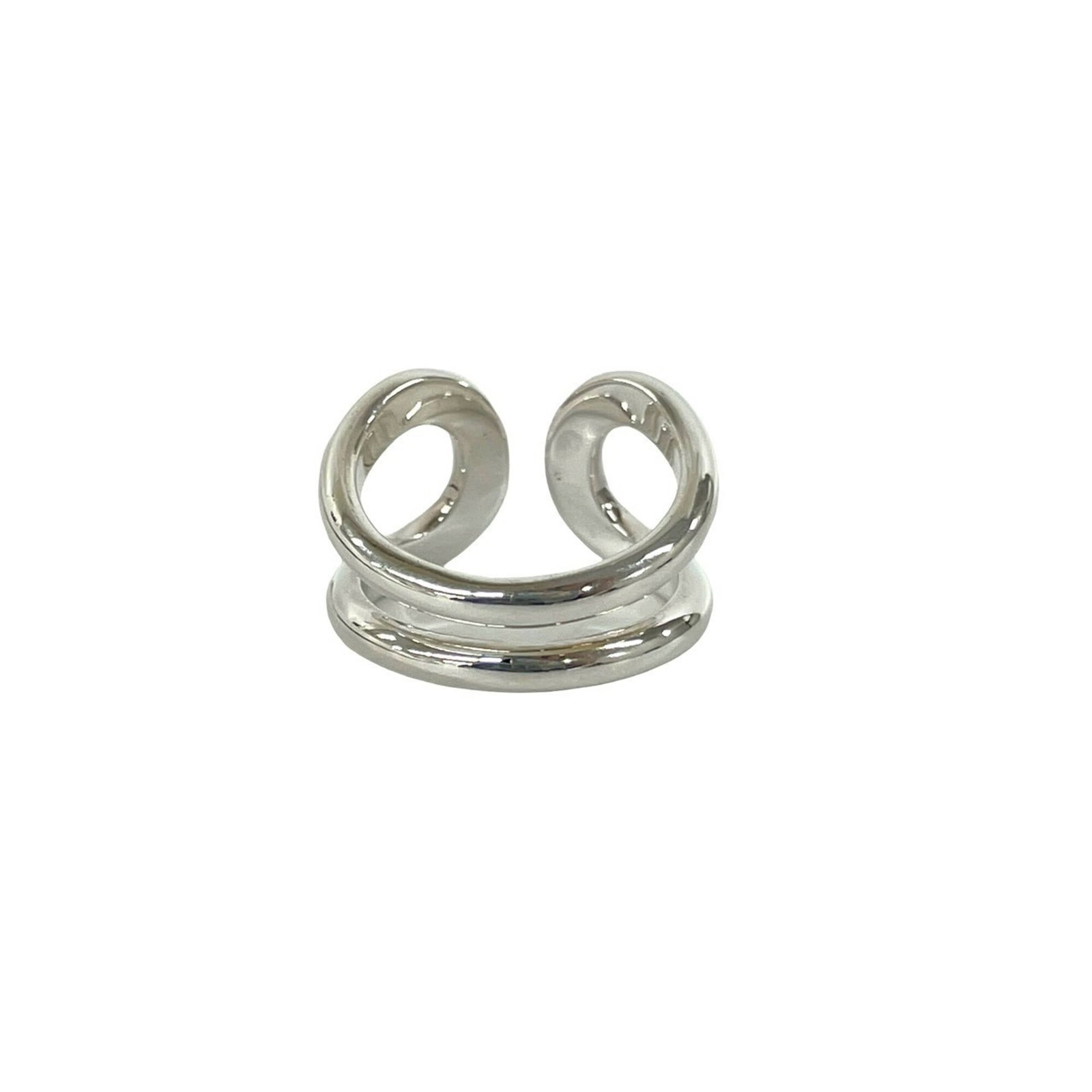 HERMES Band Ring Silver 925 - 6