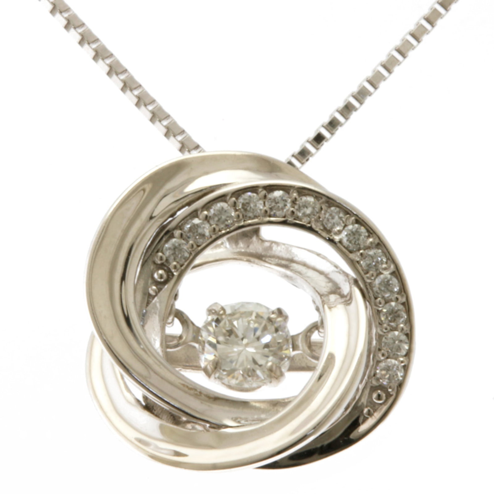 White Gold (18K): White Gold (18K) White gold (18K) necklace with a 0.16ct diamond pendant, measuring 12.5mm x 12.5mm, is available for purchase. The necklace features a silver stone and weighs 3.1g / 0.1oz, with a 45