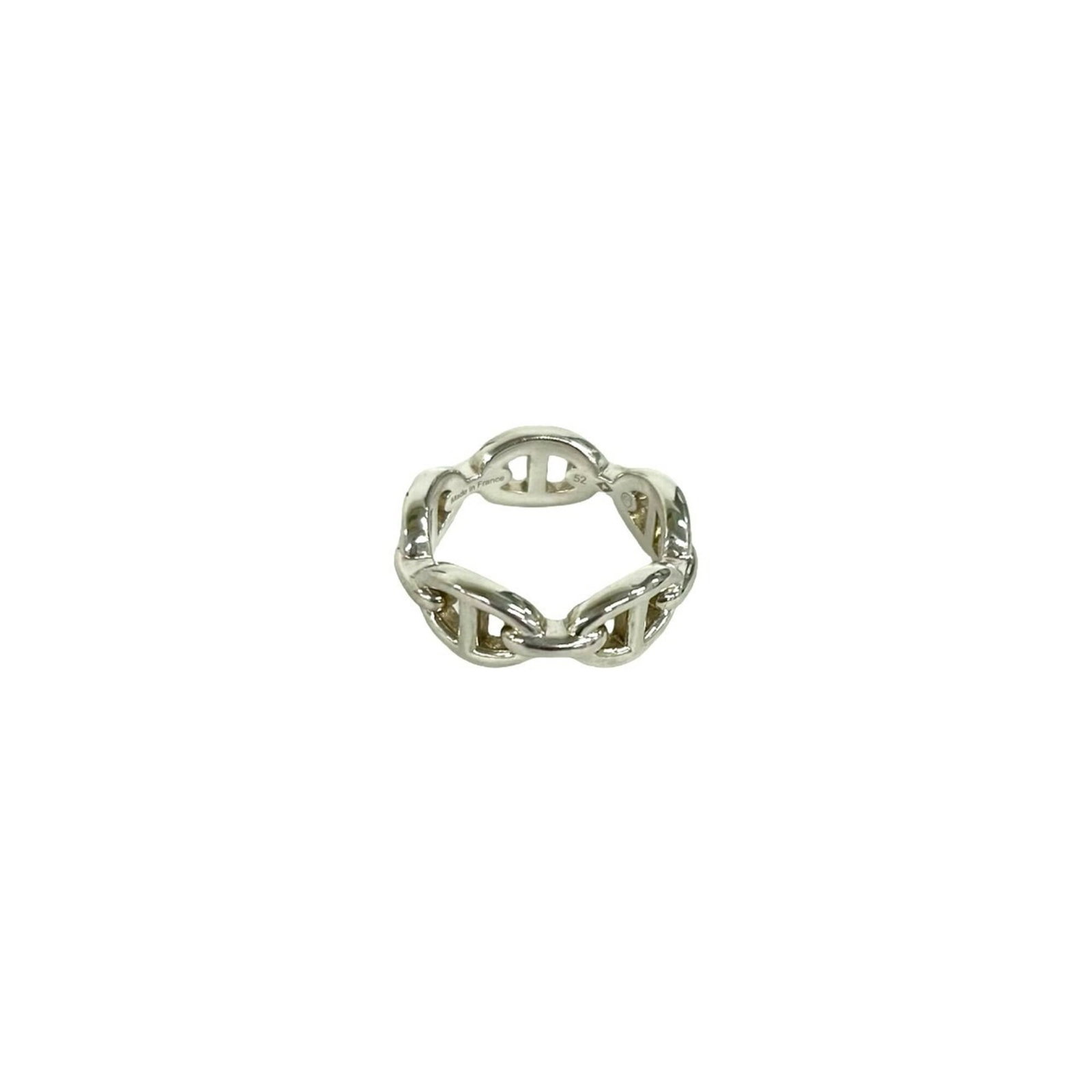 HERMES Band Ring Silver 925 - 4