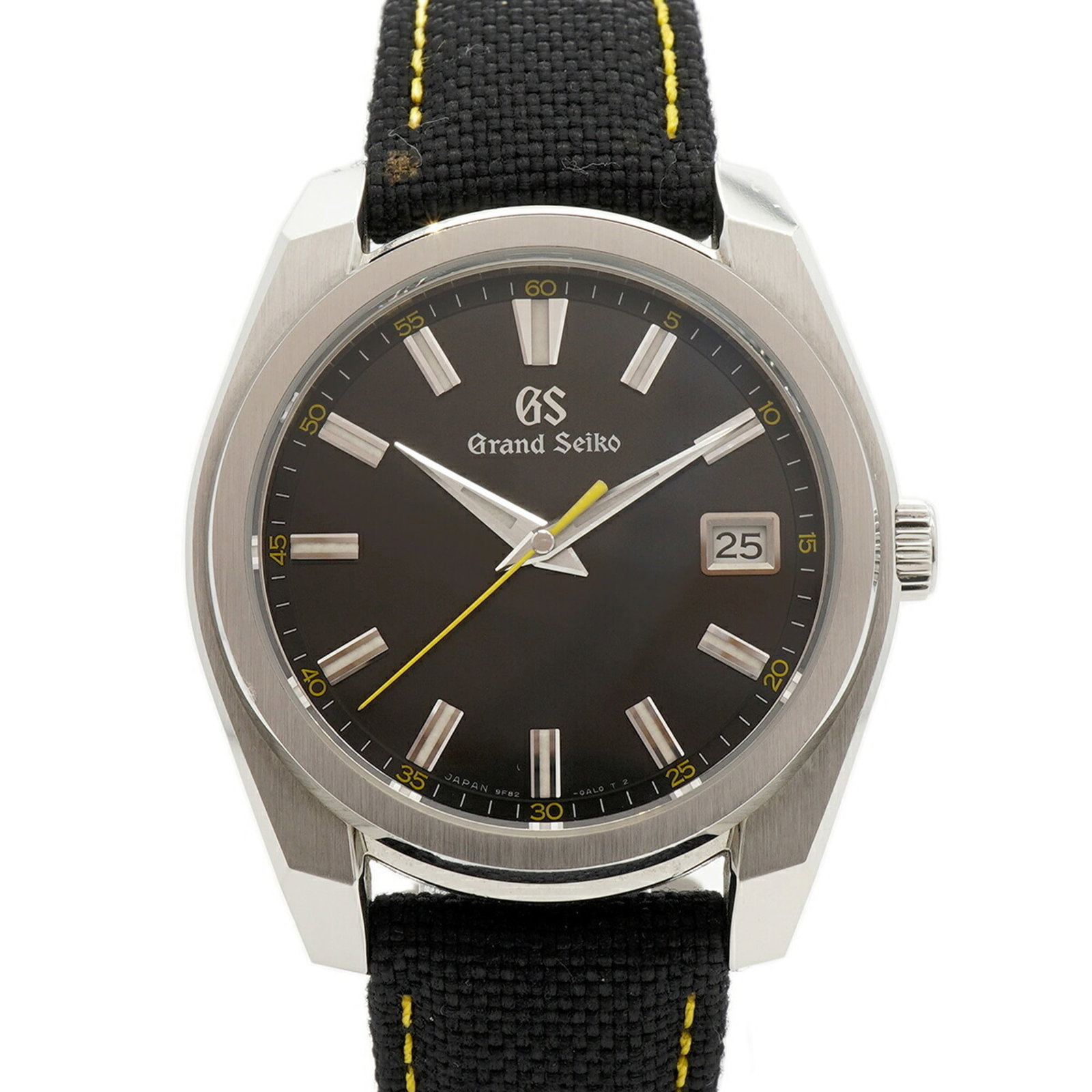 SEIKO Wristwatch Leather Nylon: SEIKO Wristwatch Leather Nylon Seiko MPN SBGV243/9F82-0AL0 is a 40mm black quartz wristwatch featuring a leather and nylon band. The watch boasts a classic design with a visible diameter of 40mm and