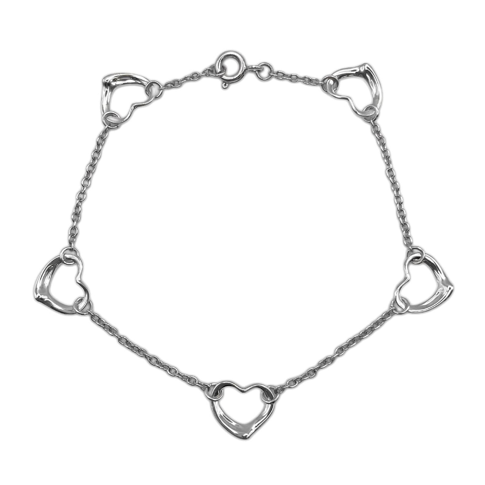TIFFANY Charm Bracelet Silver 925: TIFFANY Charm Bracelet Silver 925 Silver 925 Tiffany Charm Bracelet in excellent condition. This 17.5cm charm bracelet features the iconic Tiffany brand, crafted from high-quality silver. Like new, wi