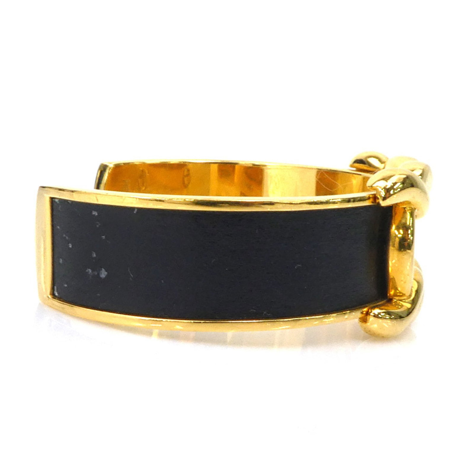 HERMES Bangle Leather Metal - 2