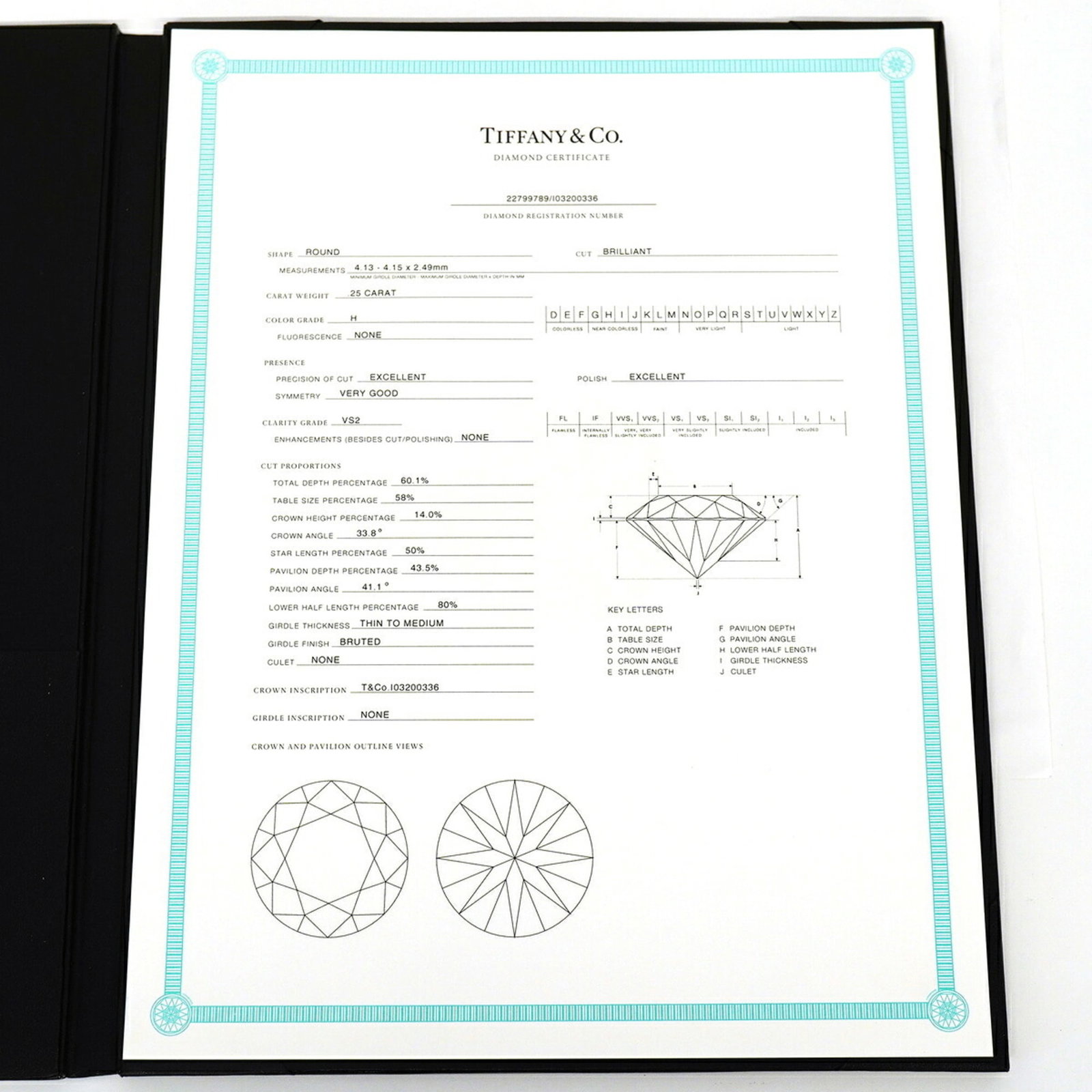 TIFFANY Platinum 950 - 9