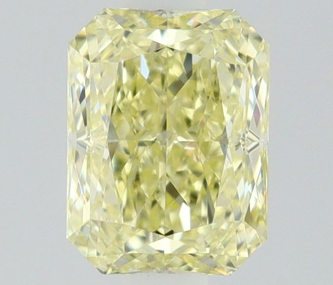 Radiant 0.3ct Fancy Light Yellow VVS2 - Loose Natural Diamond: Radiant 0.3ct Fancy Light Yellow VVS2 - Loose Natural Diamond 0.3ct Fancy Light Yellow VVS2 - Loose Natural Diamond. This loose natural diamond boasts a vibrant Fancy Light Yellow color and