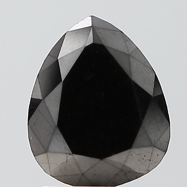 Pear 1.76ct Black VVS2 - Loose Natural Diamond: Pear 1.76ct Black VVS2 - Loose Natural Diamond 1.76ct Black VVS2 - Loose Natural Diamond with EX polish and symmetry, showcasing exceptional clarity and luster. This rare black diamond boasts a