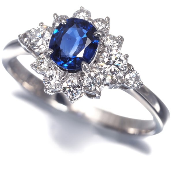 Tasaki Ring Sapphire 0.68Ct Diamond 0.52Ct Classic Us6.75-7 900 Platinum: Tasaki Ring Sapphire 0.68Ct Diamond 0.52Ct Classic Us6.75-7 900 Platinum Tasaki Ring Sapphire 0.68Ct Diamond 0.52Ct Classic US6.75-7 900 Platinum - A Timeless Platinum Ring Featuring a Natural