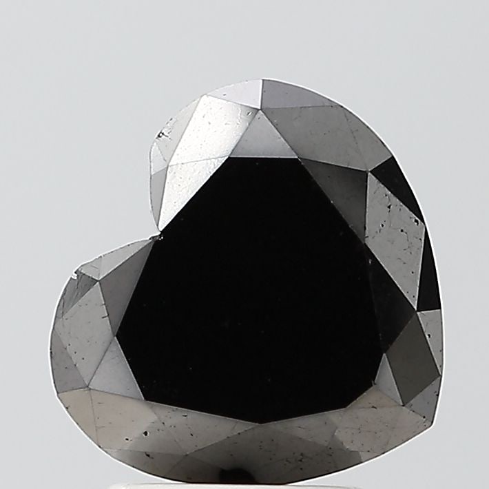 Heart 2.77ct Black VVS2 - Loose Natural Diamond: Heart 2.77ct Black VVS2 - Loose Natural Diamond 2.77ct black diamond with exceptional clarity and polish, boasting a high level of symmetry and a luxurious black color. This natural Fancy diamond is
