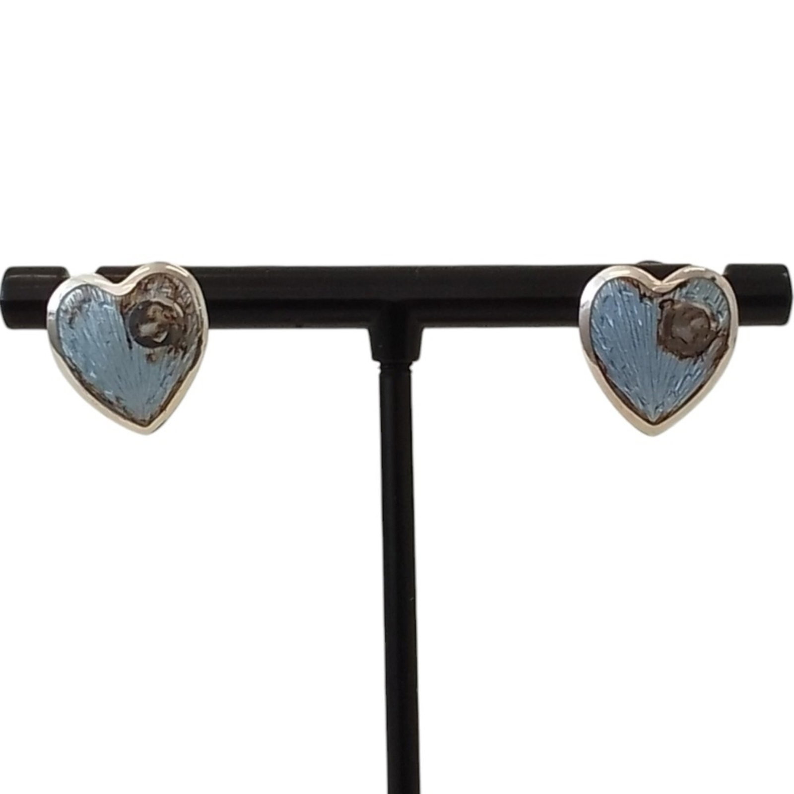 GUCCI Stud Earrings Light Blue (1 of 12)