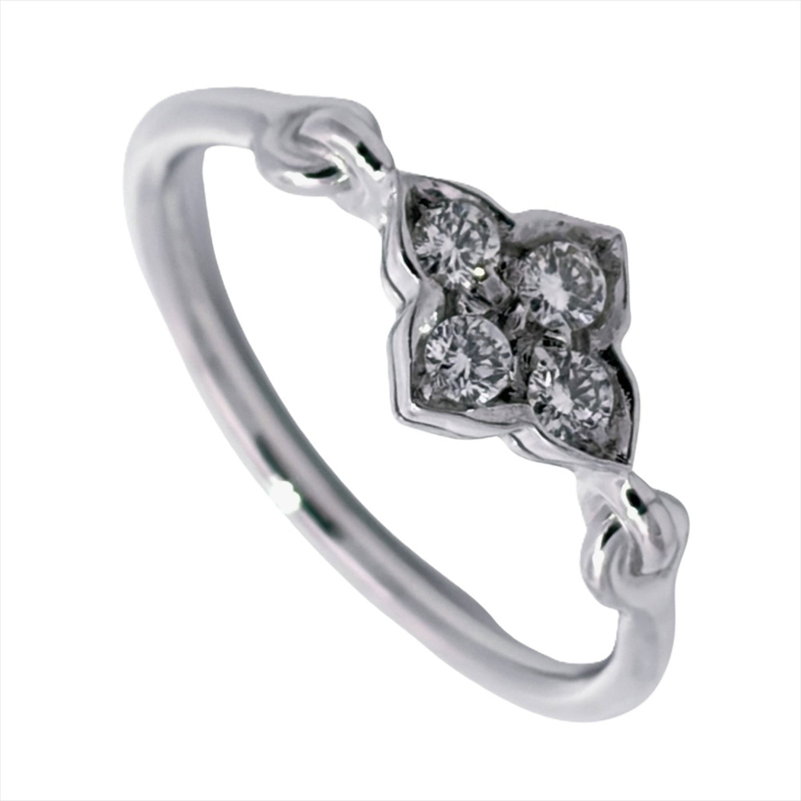 CARTIER Band Ring White Gold (18K): CARTIER Band Ring White Gold (18K) Cartier Band Ring White Gold (18K) is a beautiful, like-new band ring featuring white gold (18K) and a diamond. Made by the renowned luxury brand Cartier, this ring