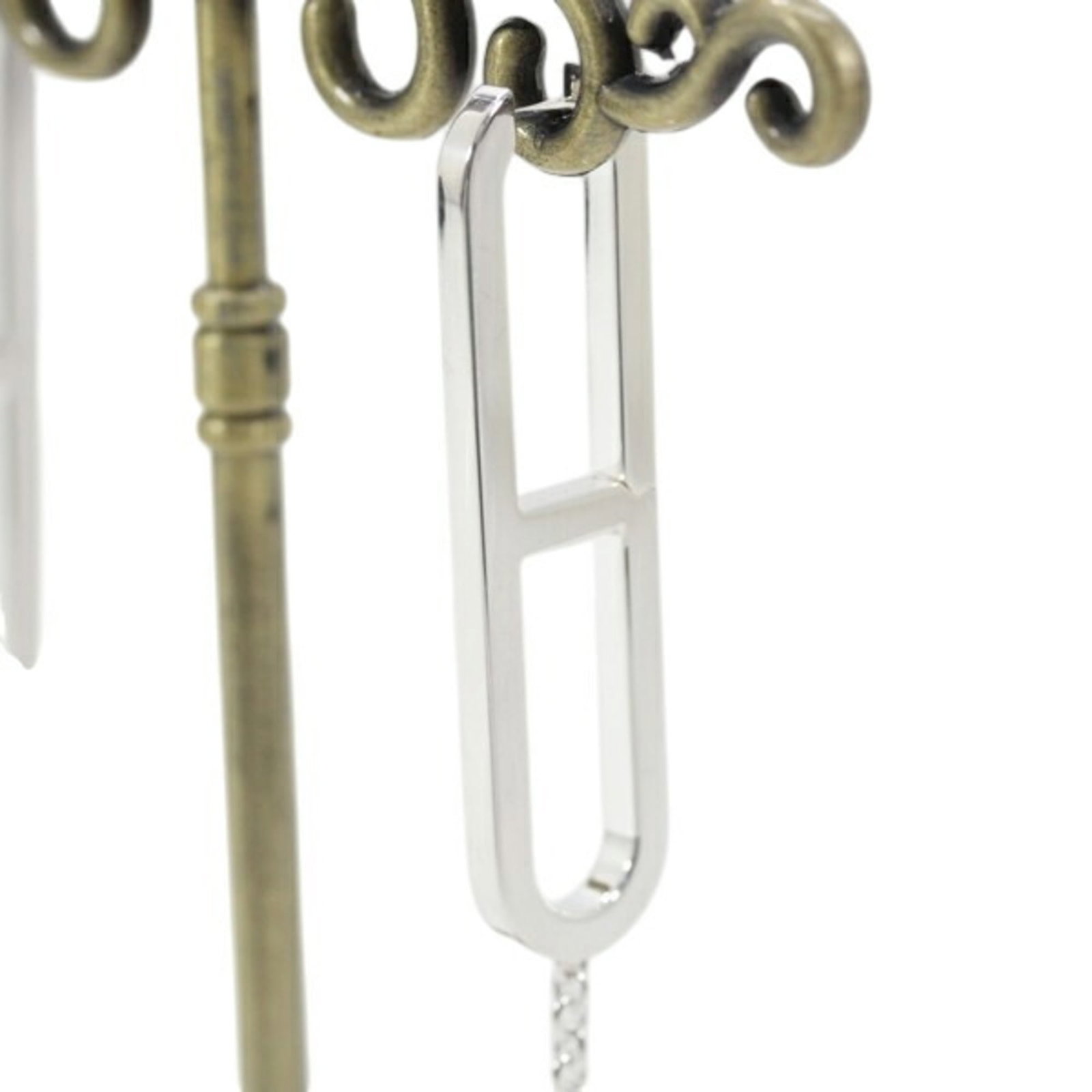 HERMES Stud Earrings Silver 925 - 8