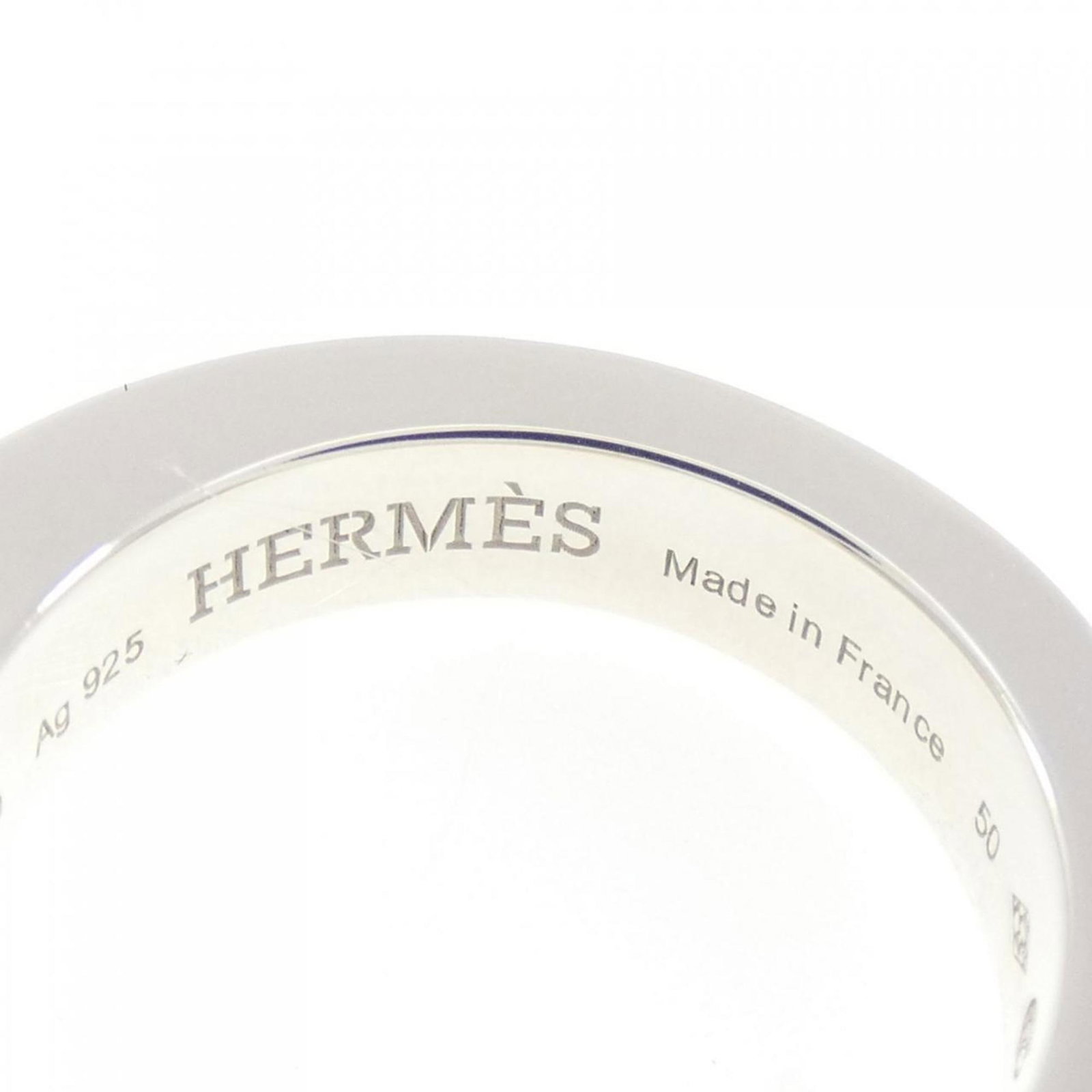 HERMES Band Ring Silver 925 - 4