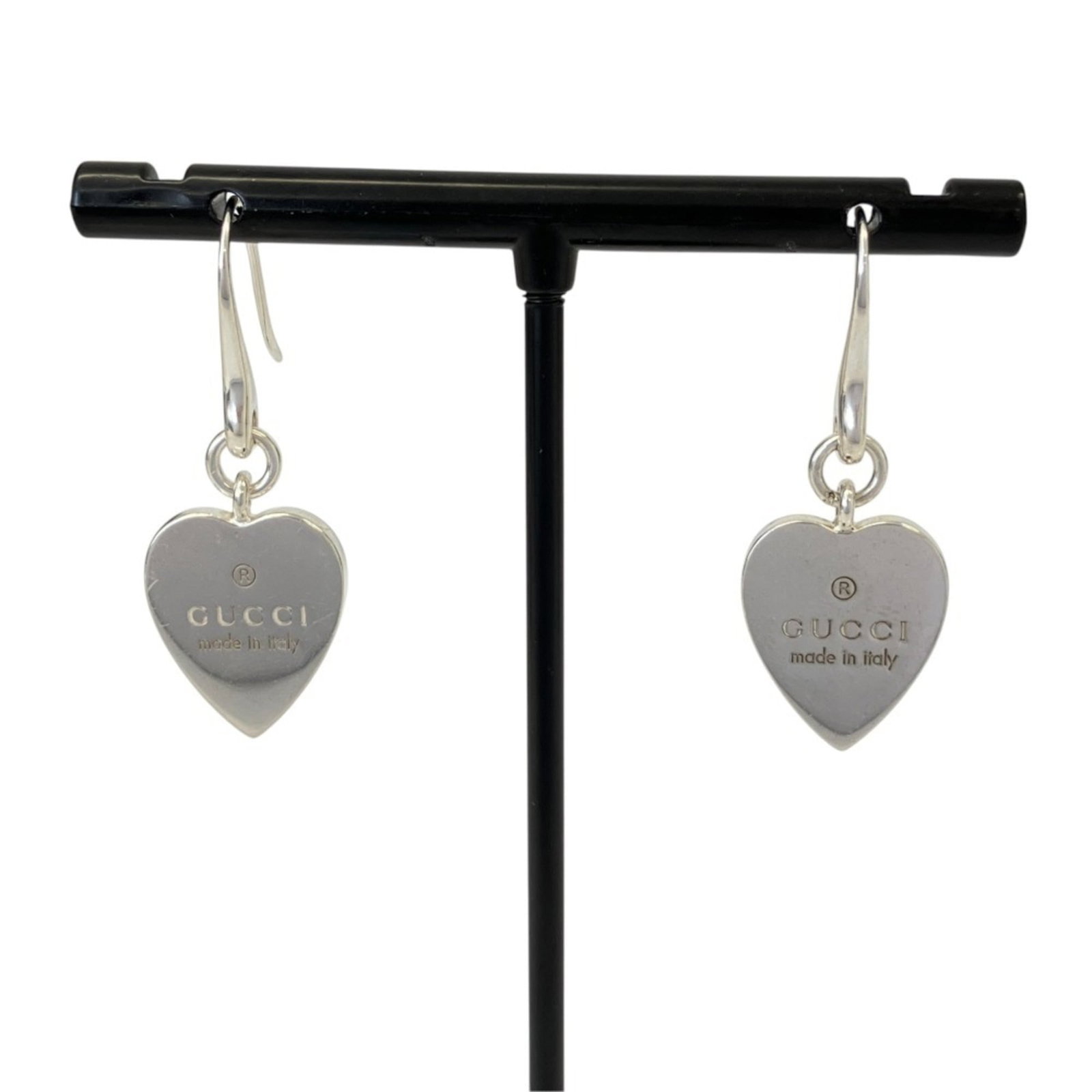 GUCCI Stud Earrings Silver 925 - 2