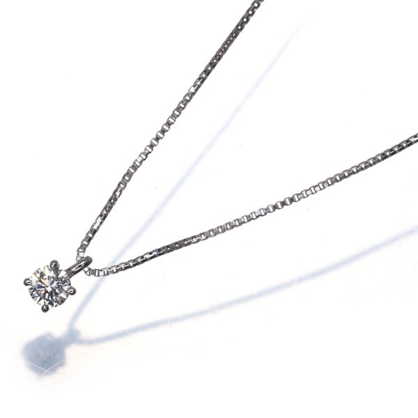 Necklace Diamond 0.1Ct Solitaire 850 Platinum: Necklace Diamond 0.1Ct Solitaire 850 Platinum The 0.1ct diamond solitaire pendant is set in 850 platinum, a hallmark of exceptional durability and luxury. With a diameter of approximately 3.0mm, this