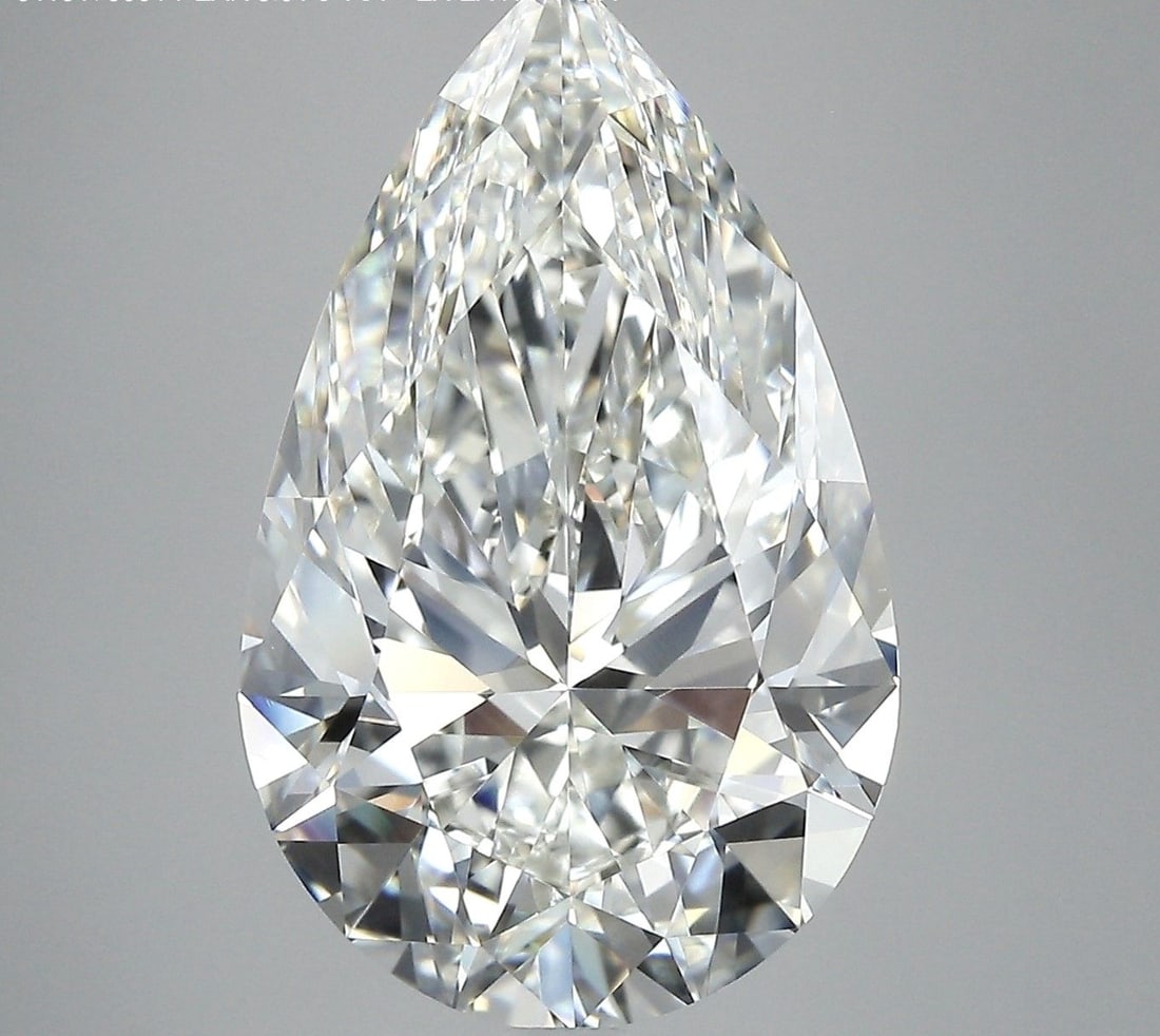 IGI Pear 8.02ct G VVS2 - Loose Natural Diamond: IGI Pear 8.02ct G VVS2 - Loose Natural Diamond 8.02ct IGI Certified G VVS2 Pear Cut Diamond in Excellent Condition. This natural diamond boasts an impressive 8.02 carats, exceptional clarity with a VV