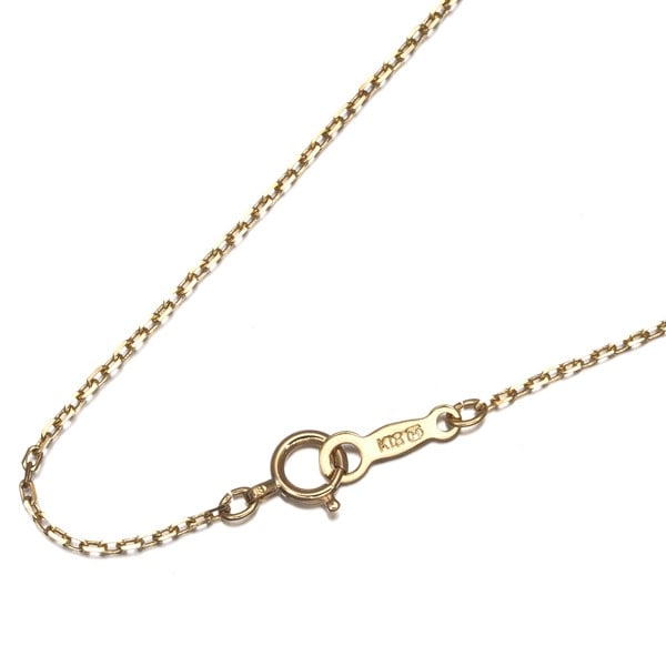 Mikimoto Chain Necklace Cable 40Cm 18K 750 Yellow Gold: Mikimoto Chain Necklace Cable 40Cm 18K 750 Yellow Gold 18K yellow gold cable chain necklace with a 40cm length, crafted from high-quality 750 gold for a luxurious feel. This delicate chain features a 