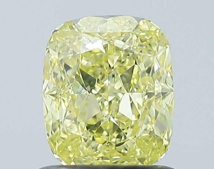 GIA Cushion Modified 1.02ct Fancy Yellow VVS1 - Loose Natural Diamond: GIA Cushion Modified 1.02ct Fancy Yellow VVS1 - Loose Natural Diamond A 1.02ct Fancy Yellow VVS1 diamond, certified by the Gemological Institute of America (GIA), boasts exceptional clarity and a vibr