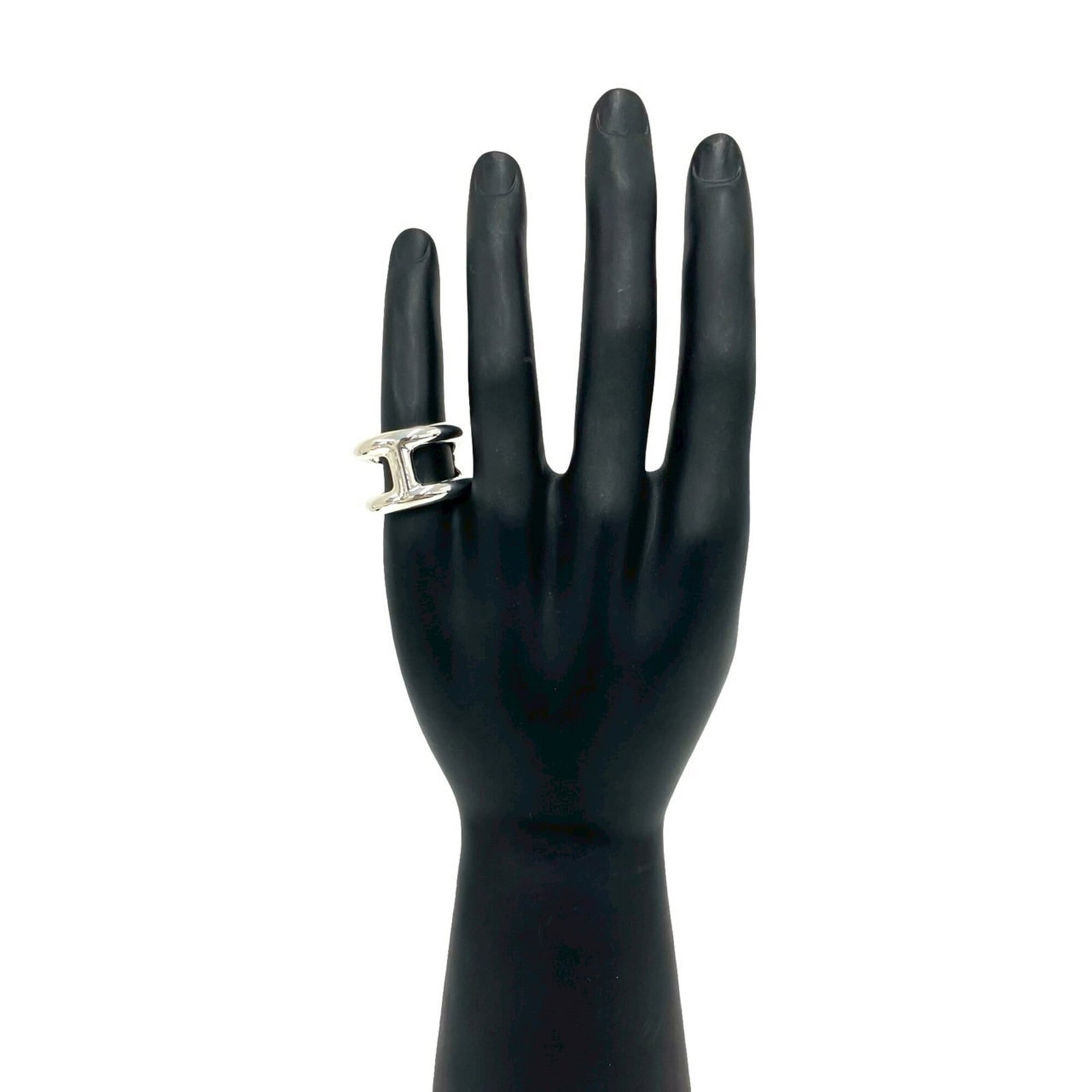 HERMES Band Ring Silver 925 - 2
