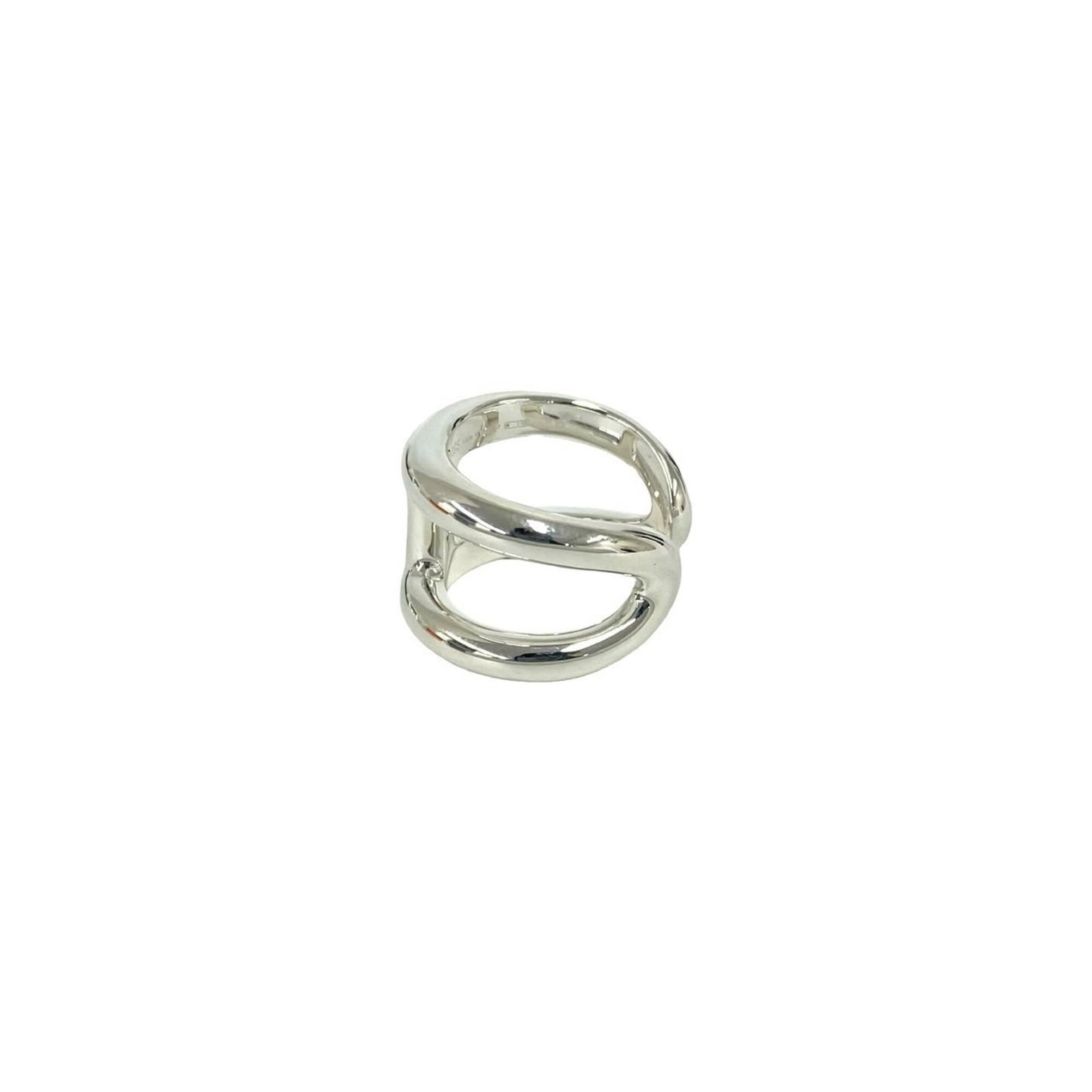 HERMES Band Ring Silver 925 - 4