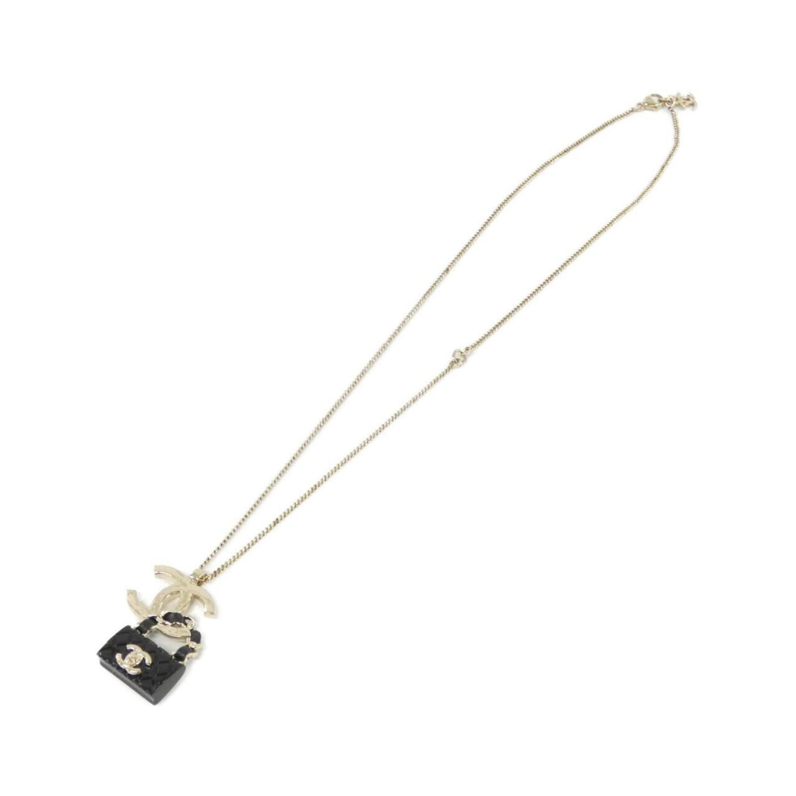 CHANEL Leather Black Gold - 2