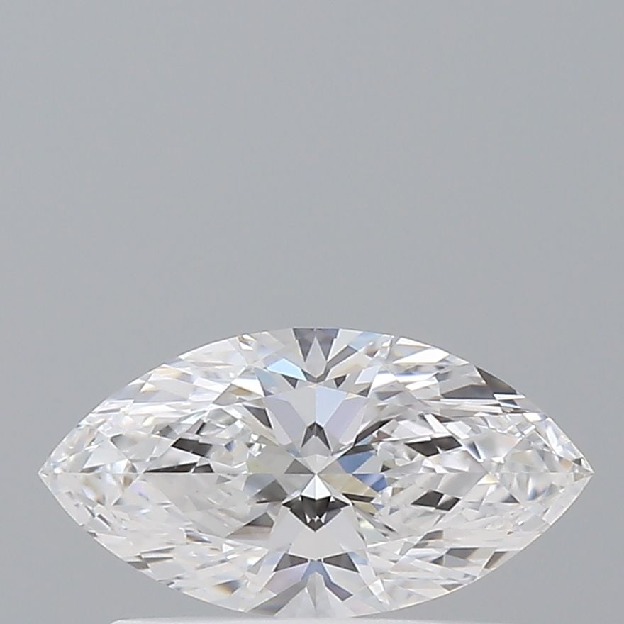GIA Marquise 0.5ct D VVS2 - Loose Natural Diamond: GIA Marquise 0.5ct D VVS2 - Loose Natural Diamond GIA certified 0.5ct D VVS2 diamond, featuring a marquise cut with EX polish and symmetry, and a natural white color. This loose diamond boasts