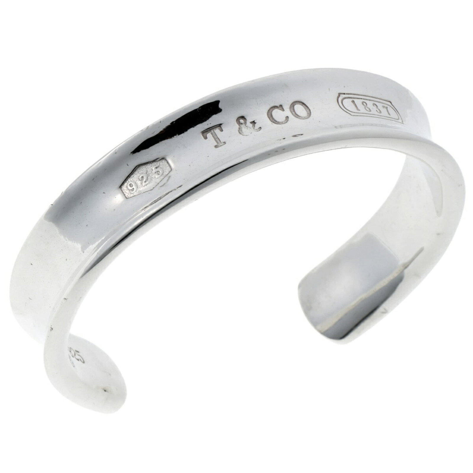 TIFFANY Bangle Silver 925: TIFFANY Bangle Silver 925 Silver 925 Tiffany Bangle, 15.5cm / 6.1'' in length, made from high-quality silver. This bangle is in like new condition, with only the faintest traces of wear, and retains