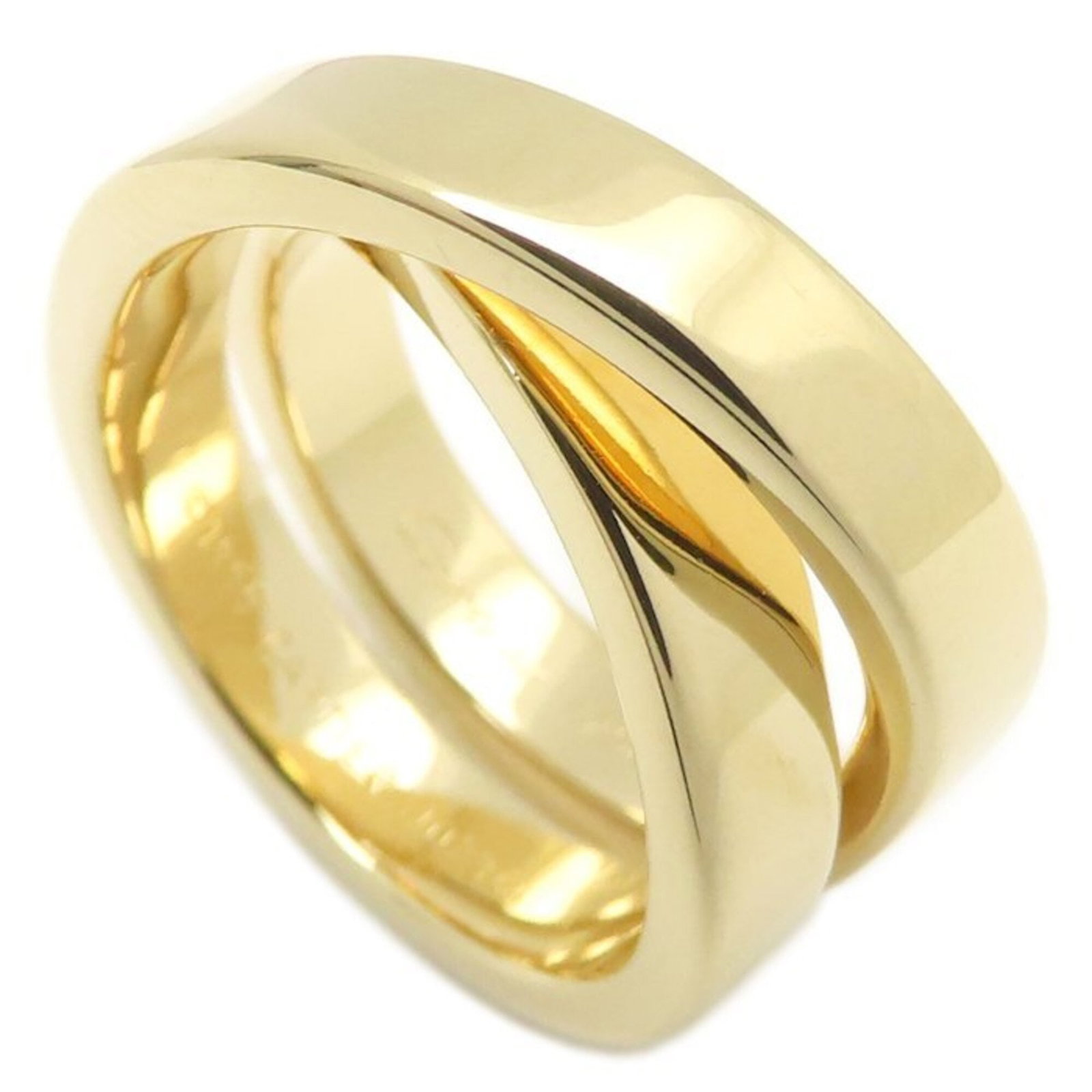 CARTIER Band Ring Yellow Gold (18K): CARTIER Band Ring Yellow Gold (18K) Yellow gold (18K) band ring from Cartier, a timeless piece of jewelry that exudes elegance and sophistication. This like new used ring features the finest 18K