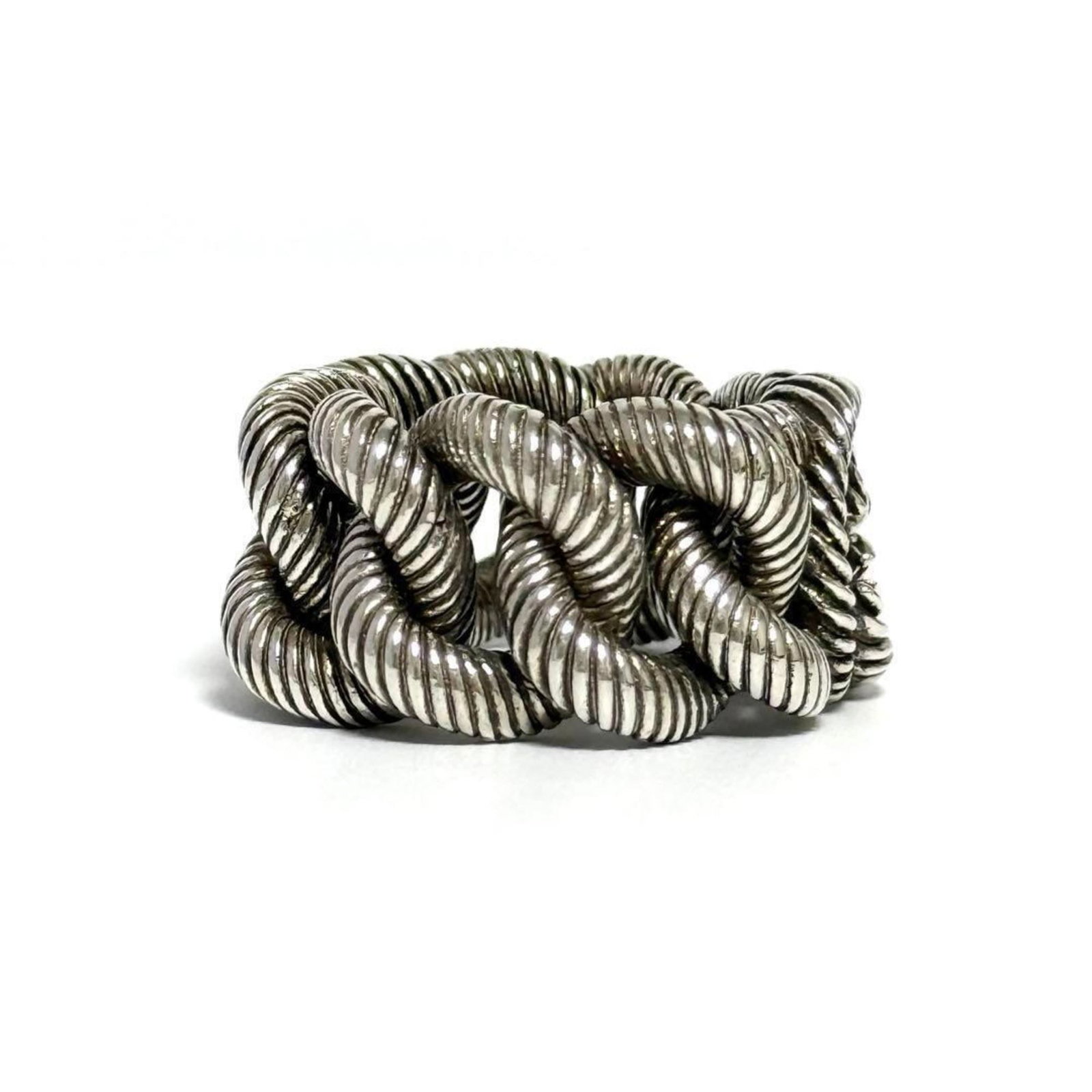 GUCCI Band Ring Silver 925 - 2