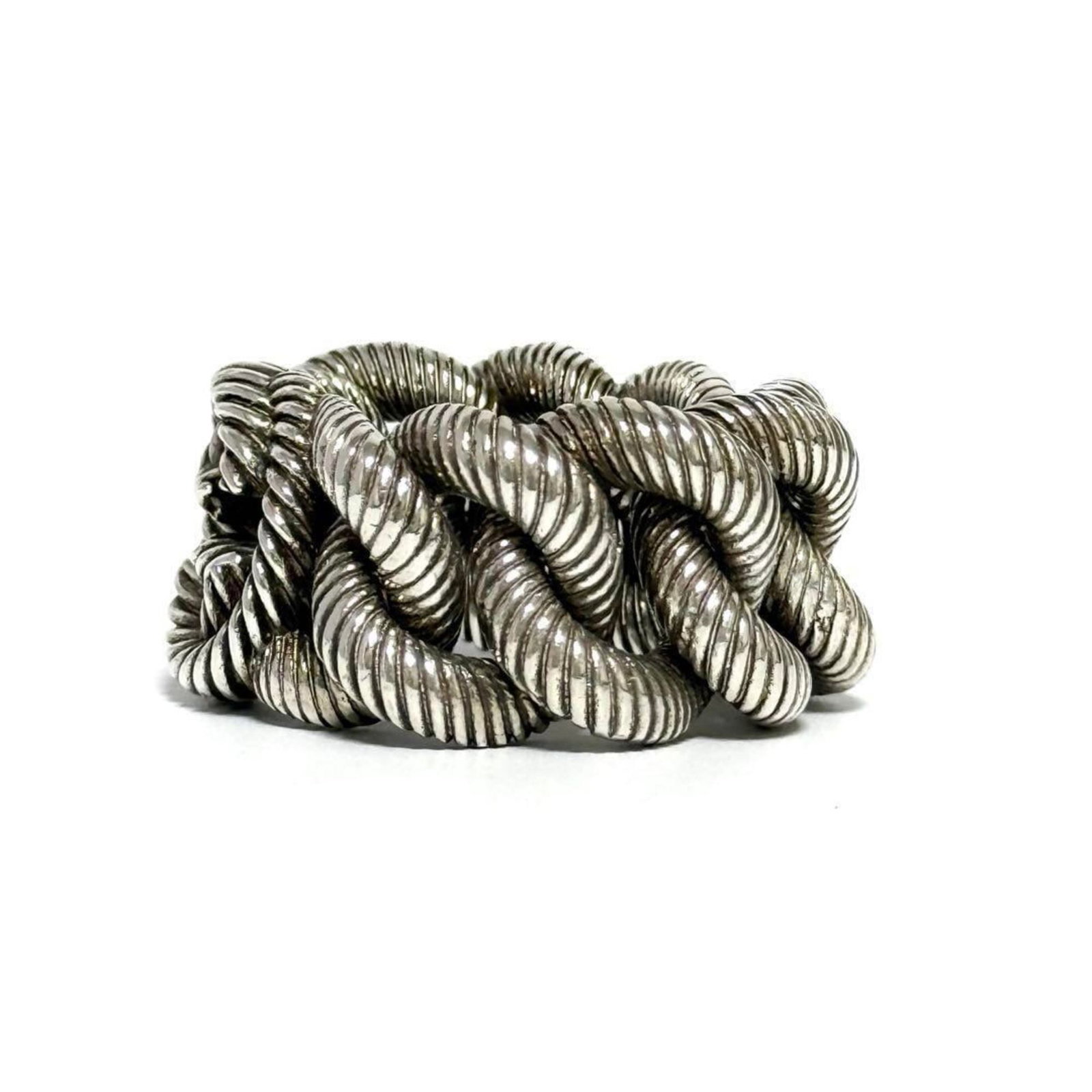 GUCCI Band Ring Silver 925 - 4
