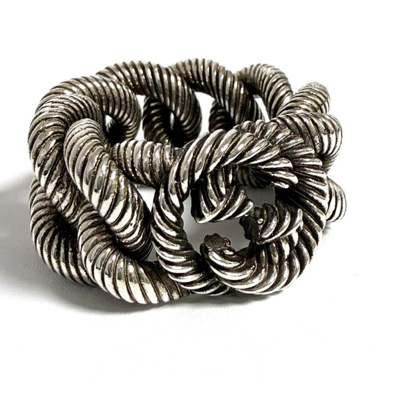 GUCCI Band Ring Silver 925 - 7