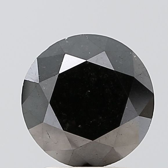Round 2.27ct Black VVS2 - Loose Natural Diamond: Round 2.27ct Black VVS2 - Loose Natural Diamond 2.27ct Black VVS2 - Loose Natural DiamondThis 2.27ct black diamond boasts exceptional clarity and polish, with a VVS2 grade indicating minimal