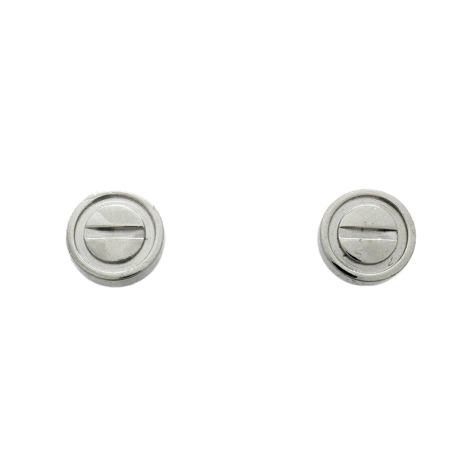 CARTIER Stud Earrings White Gold (18K): CARTIER Stud Earrings White Gold (18K) Cartier Stud Earrings White Gold (18K) are a classic accessory featuring a sleek, minimalist design. Made from high-quality white gold (18K), these stud earrings