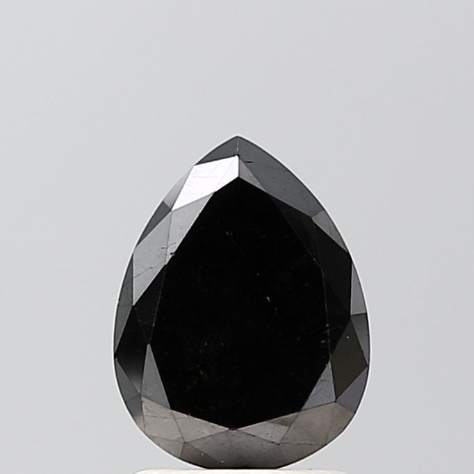 Pear 1.72ct Black VVS2 - Loose Natural Diamond: Pear 1.72ct Black VVS2 - Loose Natural Diamond 1.72ct Black VVS2 - A rare and exceptional natural diamond, this pear-cut gemstone boasts an EX polish, EX symmetry, and a clarity grade of VVS2, making