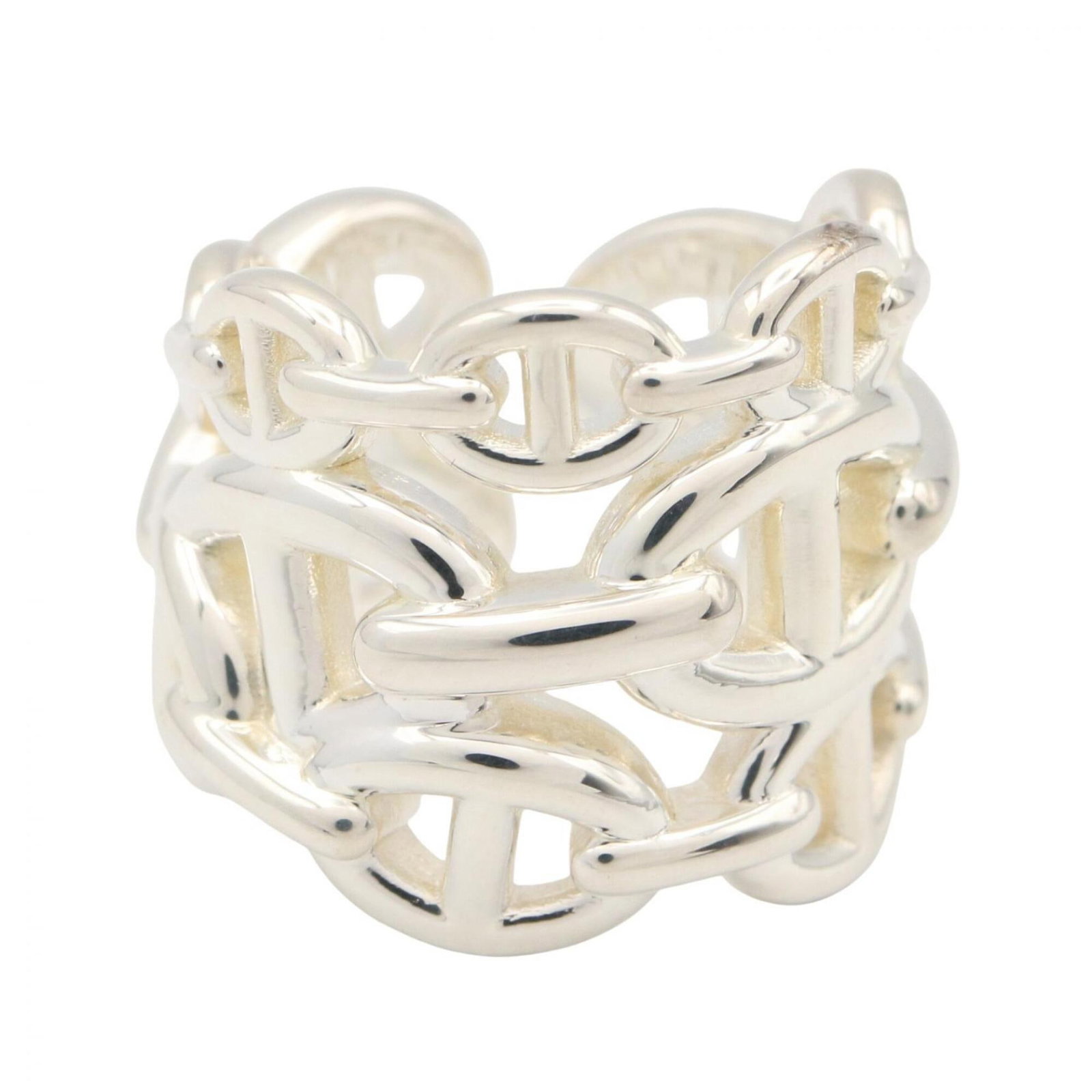 HERMES Band Ring Silver 925 - 2
