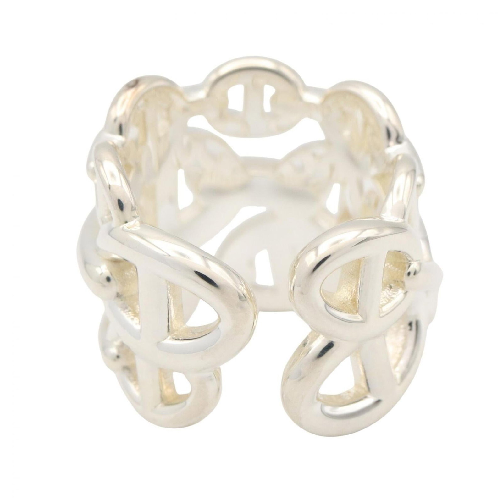 HERMES Band Ring Silver 925 - 3