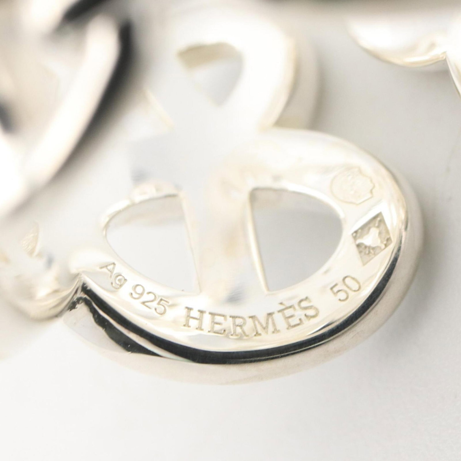 HERMES Band Ring Silver 925 - 4