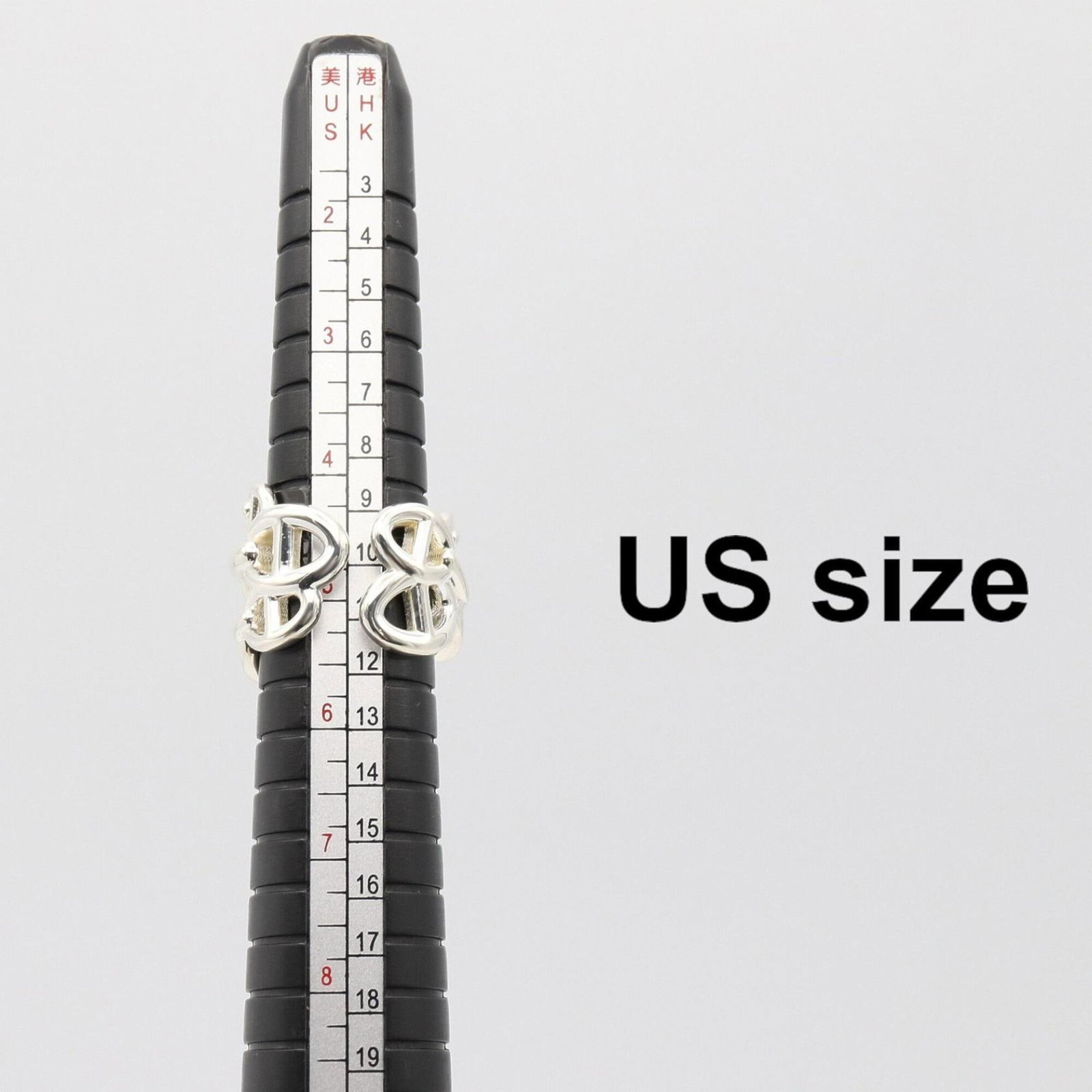 HERMES Band Ring Silver 925 - 6